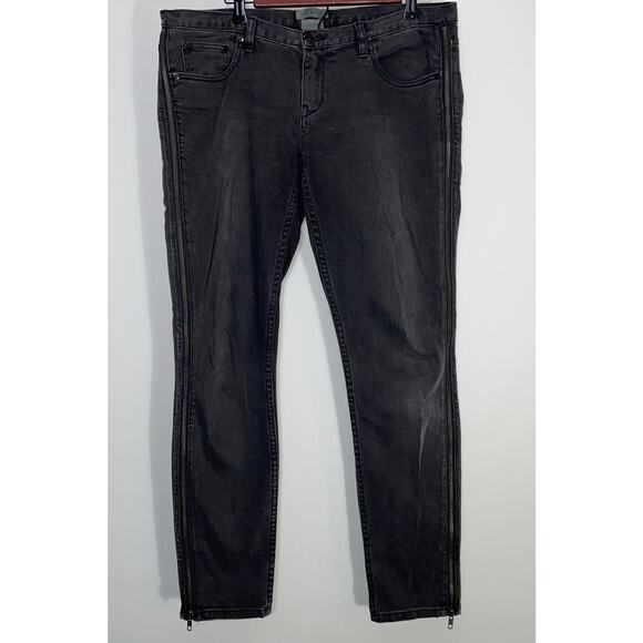 Ted Baker Jeans with Full Side Zippers - Size W 32 / L 30 - Zips All the Way Up! - Picture 1 of 14